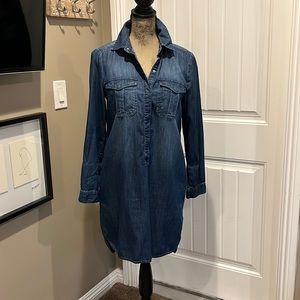 Denim long sleeve dress super soft